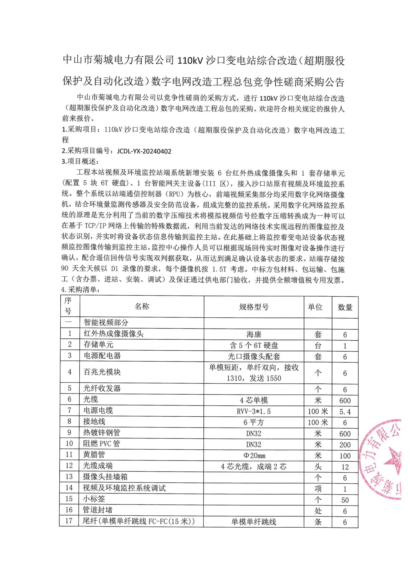 110kV沙口變電站綜合改造(超期服役保護(hù)及自動(dòng)化改造)數(shù)字電網(wǎng)改造工程競爭性磋商采購公告_00.jpg